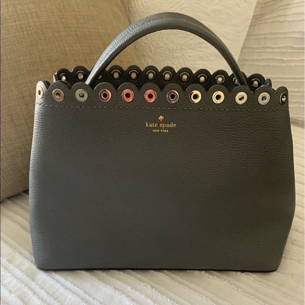 Kate Spade Grey leather handbag